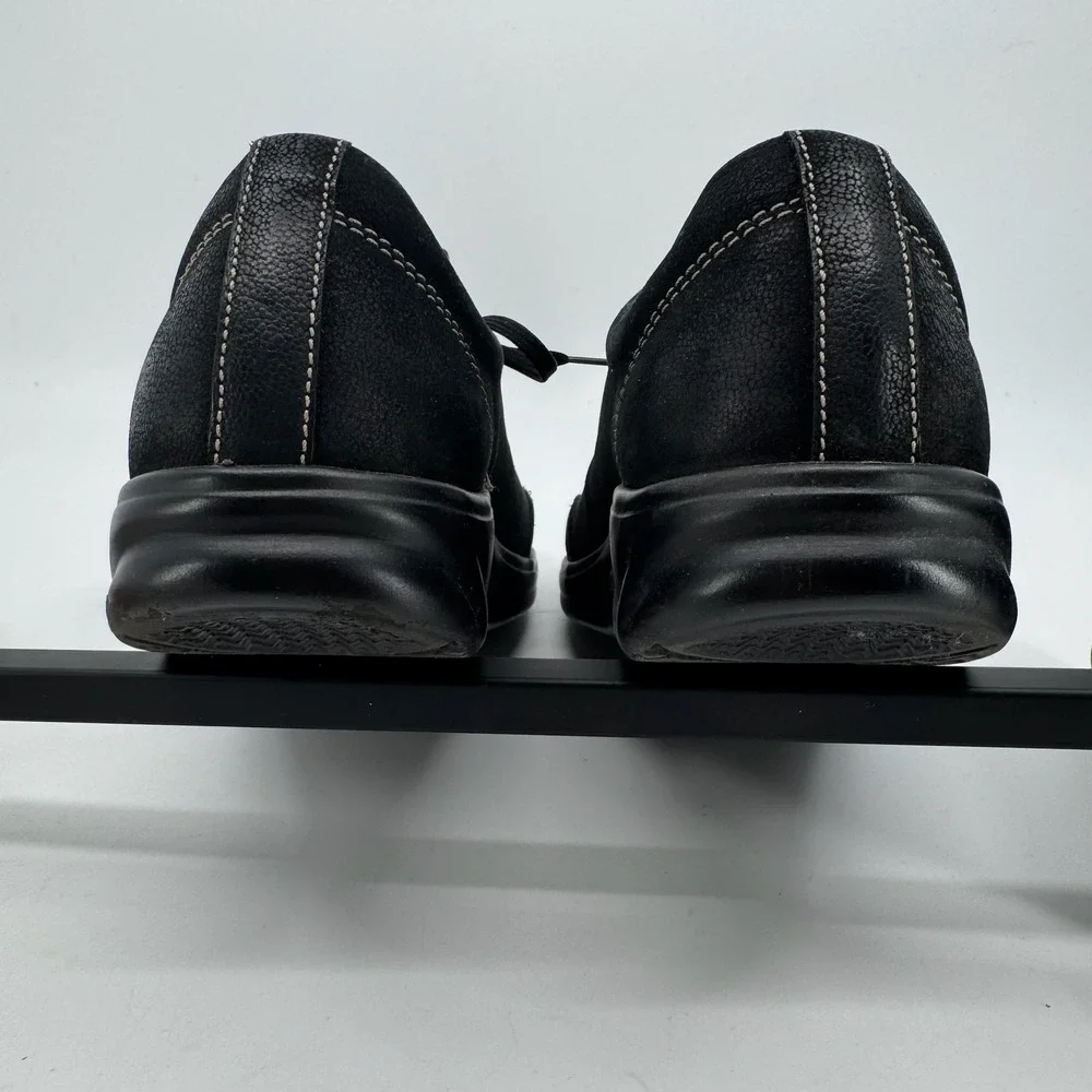 Finn Comfort Soho-S Shoes Womens 38 Black Nubuck Leather Comfort Germany Oxford